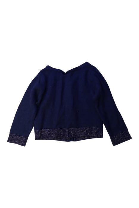 A Navy Cardigans from Jacadi in size 18-24M for girl. (Back View)
