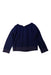 A Navy Cardigans from Jacadi in size 18-24M for girl. (Back View)