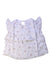 A White Sleeveless Tops from Louis Louise in size 3T for girl. (Front View)
