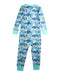 A Blue Onesies from Hanna Andersson in size 3T for neutral. (Back View)