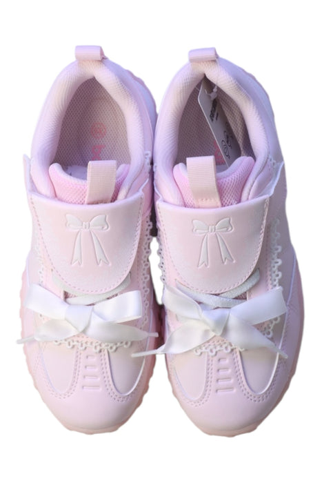 A Pink Sneakers from Balabala in size 10Y for girl. (Back View)