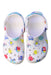 A Multicolour Slip Ons from Crocs in size 6T for girl. (Back View)
