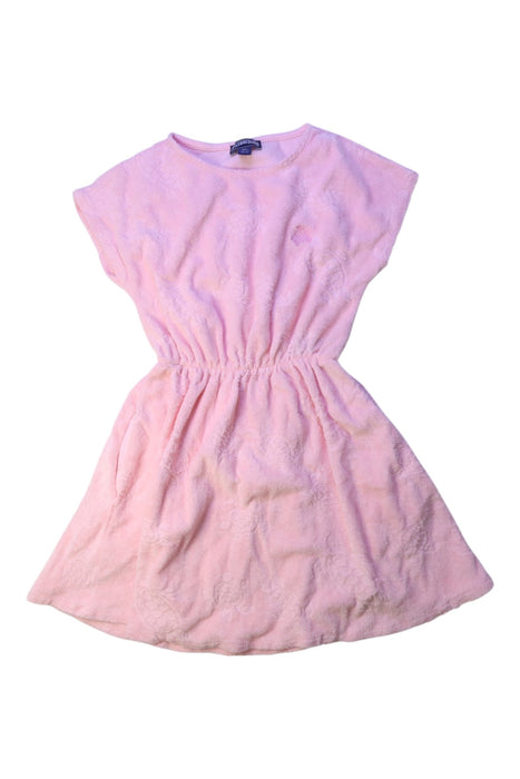 A Pink Short Sleeve Dresses from Vilebrequin in size 8Y for girl. (Front View)