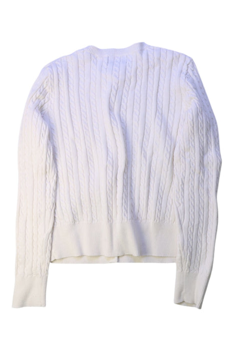 A White Cardigans from Polo Ralph Lauren in size 8Y for girl. (Back View)