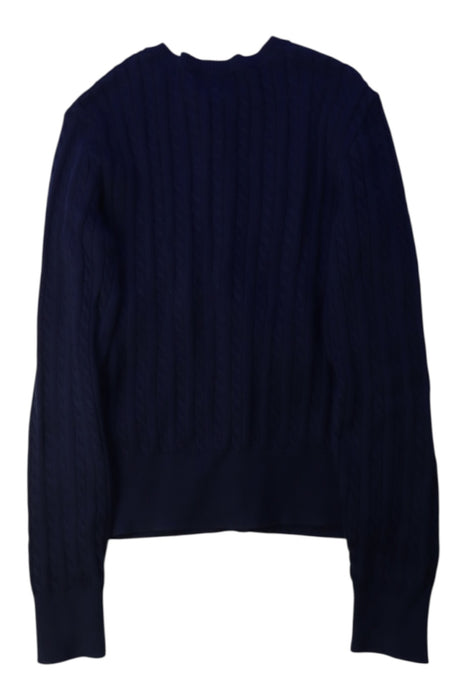 A Navy Cardigans from Polo Ralph Lauren in size 8Y for girl. (Back View)