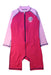 A Pink Rash Guards from Minnex in size 10Y for girl. (Front View)