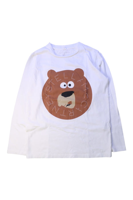 A White Long Sleeve T Shirts from Stella McCartney in size 8Y for girl. (Front View)