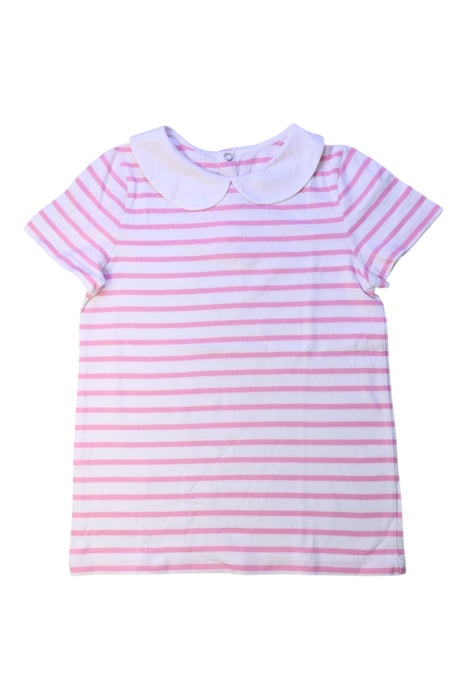 A Pink Short Sleeve Tops from Jacadi in size 8Y for girl. (Front View)