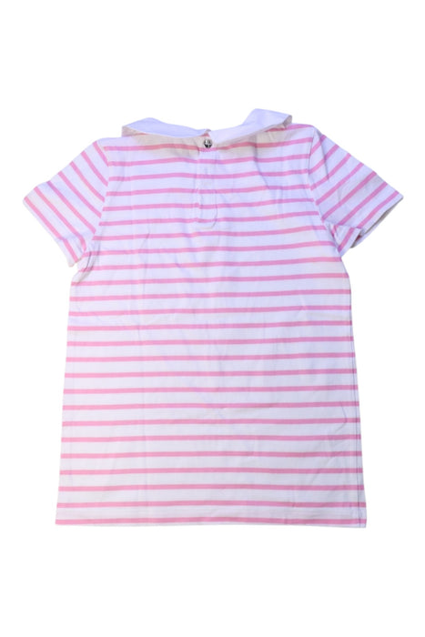 A Pink Short Sleeve Tops from Jacadi in size 8Y for girl. (Back View)