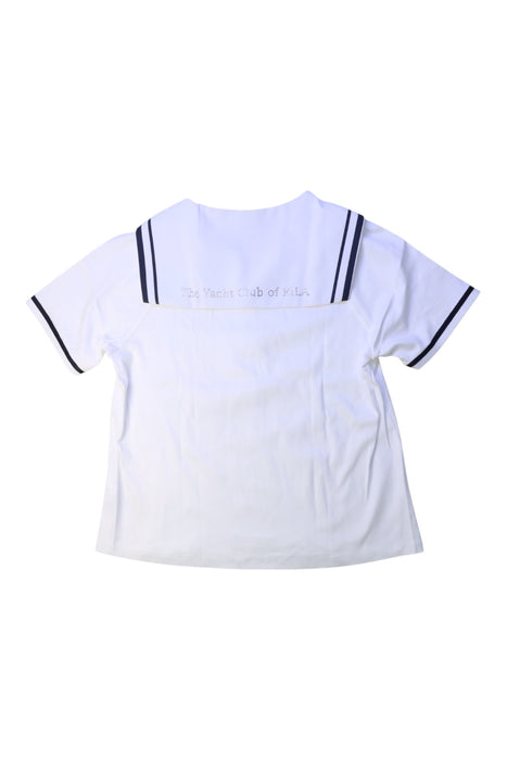 A White Short Sleeve Tops from Fila in size 10Y for girl. (Back View)