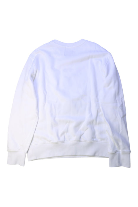 A White Crewneck Sweatshirts from Polo Ralph Lauren in size 10Y for boy. (Back View)