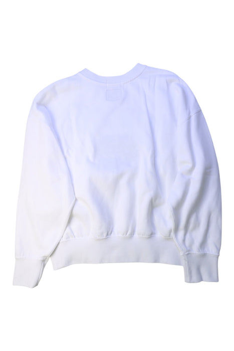 A White Crewneck Sweatshirts from Polo Ralph Lauren in size 8Y for boy. (Back View)