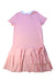 A Pink Short Sleeve Dresses from Momonittu in size 12Y for girl. (Back View)