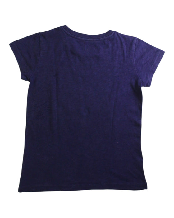 A Purple Short Sleeve T Shirts from Crewcuts in size 6T for girl. (Back View)