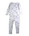 A White Pyjama Sets from Seed in size 5T for girl. (Front View)