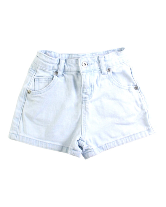 A White Shorts from Seed in size 4T for girl. (Front View)