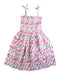 A Pink Sleeveless Dresses from Seed in size 9Y for girl. (Front View)