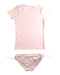 A Pink Rash Guards from Surlaplage in size 8Y for girl. (Back View)