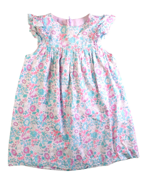 A Pink Sleeveless Dresses from Jacadi in size 5T for girl. (Front View)