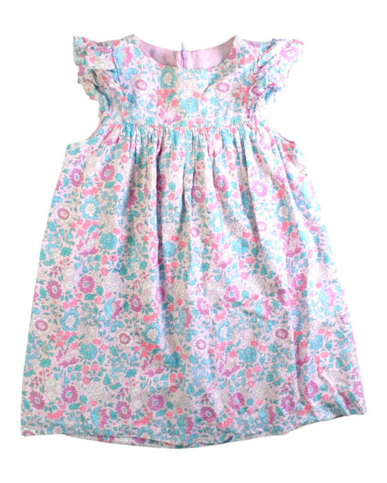 A Pink Sleeveless Dresses from Jacadi in size 5T for girl. (Front View)