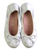 A White Flats from Unisa in size 7Y for girl. (Back View)