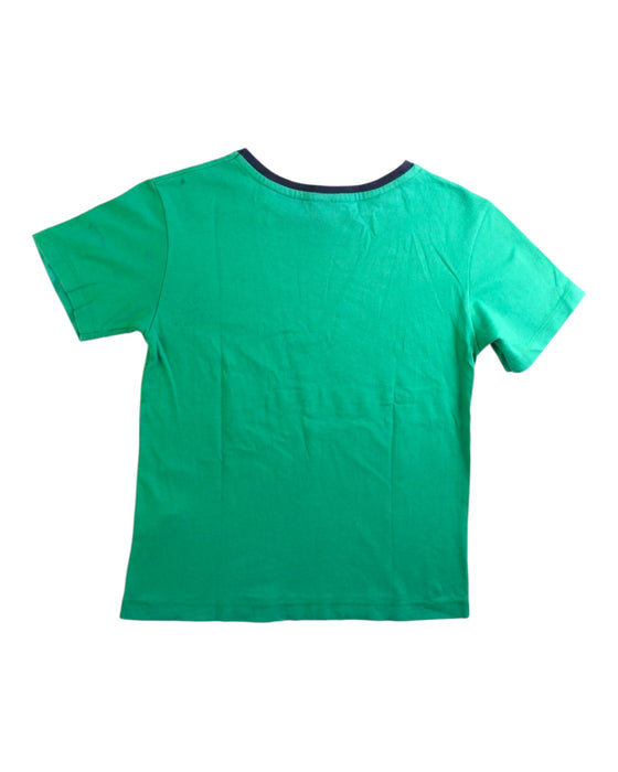 A Green Short Sleeve T Shirts from Petit Bateau in size 6T for boy. (Back View)
