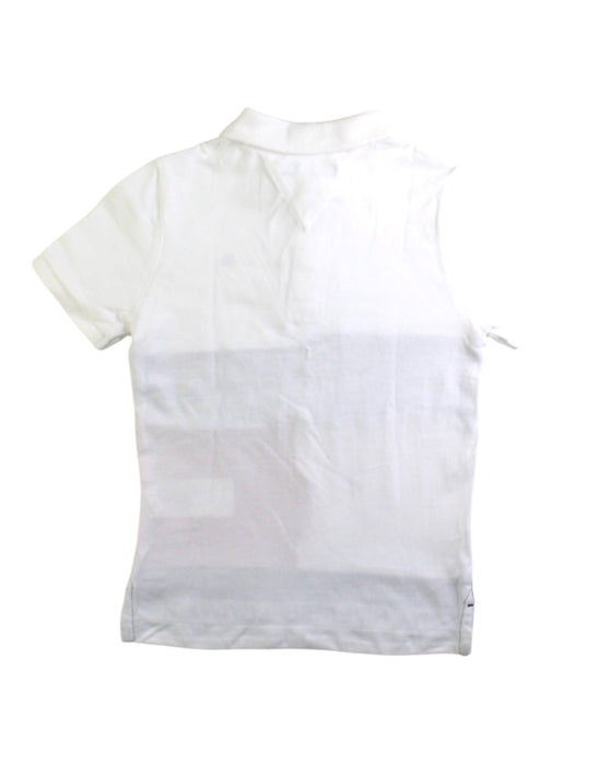 A White Short Sleeve Polos from Tommy Hilfiger in size 3T for boy. (Back View)