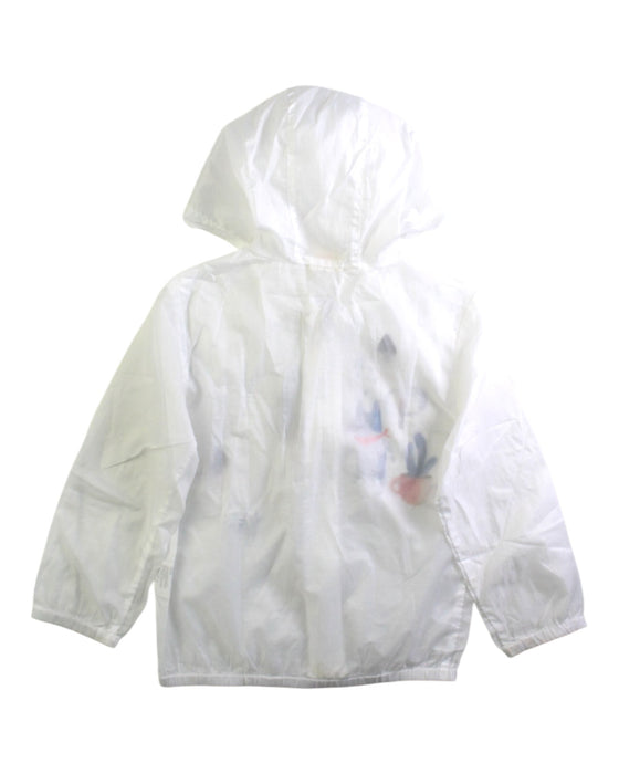 A White Lightweight Jackets from Momonittu in size 4T for neutral. (Back View)