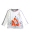 A White Long Sleeve Tops from Armani in size 4T for boy. (Front View)