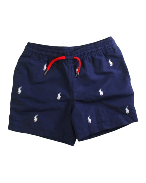 A Navy Swim Shorts from Polo Ralph Lauren in size 5T for boy. (Front View)