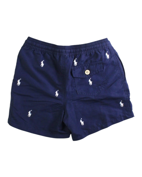 A Navy Swim Shorts from Polo Ralph Lauren in size 5T for boy. (Back View)