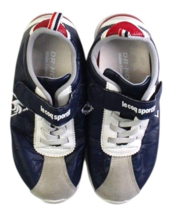 A Navy Sneakers from Le Coq Sportif in size 6T for boy. (Back View)