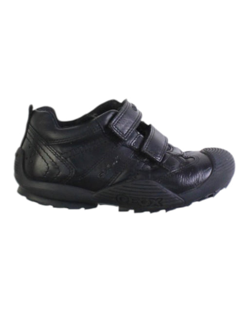 A Black Sneakers from Geox in size 5T for boy. (Front View)