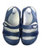 A Navy Sandals from Armani in size 3T for boy. (Back View)