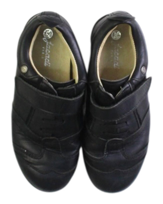 A Black Sneakers from Jacadi in size 5T for boy. (Back View)