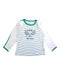 A White Long Sleeve T Shirts from Petit Bateau in size 6T for boy. (Front View)