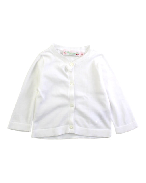 A White Long Sleeve Shirts from Bonpoint in size 3-6M for girl. (Front View)