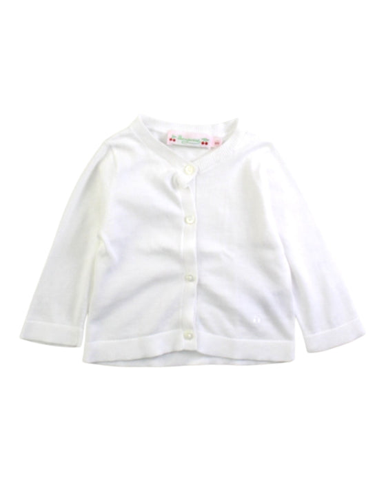 A White Long Sleeve Shirts from Bonpoint in size 3-6M for girl. (Front View)
