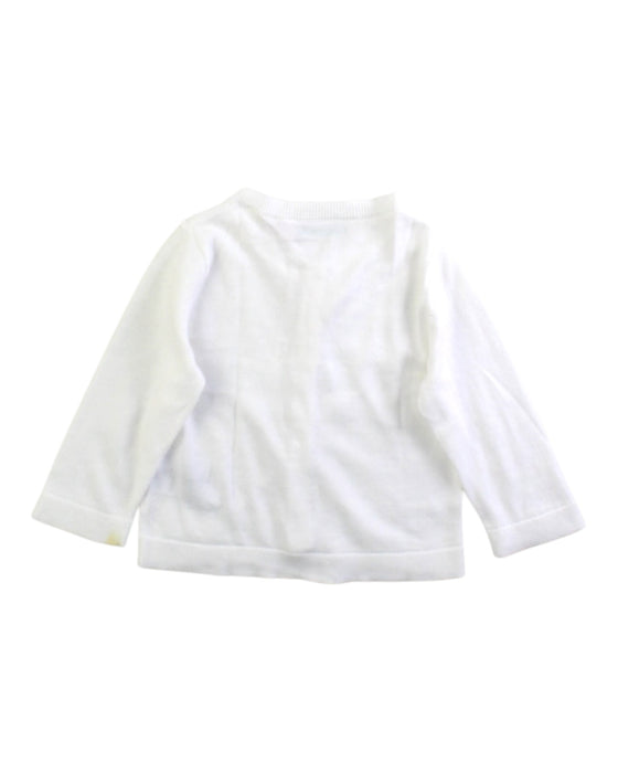 A White Long Sleeve Shirts from Bonpoint in size 3-6M for girl. (Back View)