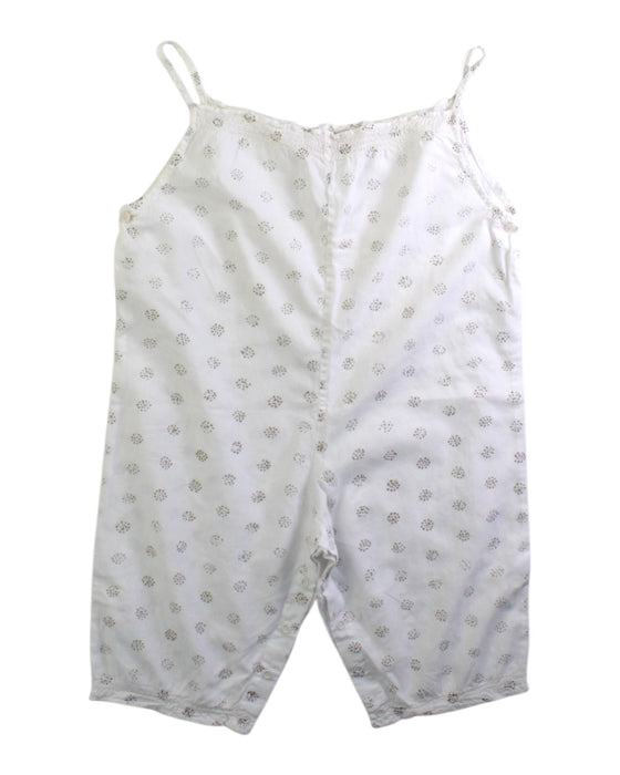 A White Sleeveless Rompers from Bonpoint in size 6-12M for girl. (Front View)