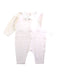 A White Long Sleeve Rompers from Bonpoint in size 6-12M for girl. (Front View)