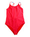 A Red Swimsuits from Sundek in size 10Y for girl. (Front View)