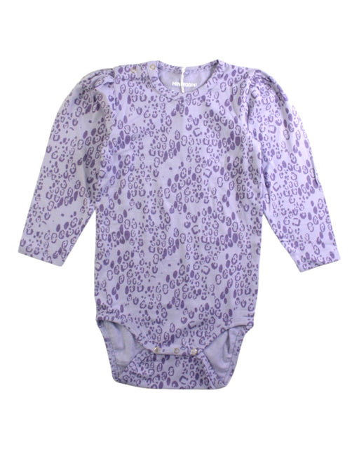 A Purple Long Sleeve Bodysuits from Mini Rodini in size 12-18M for girl. (Front View)