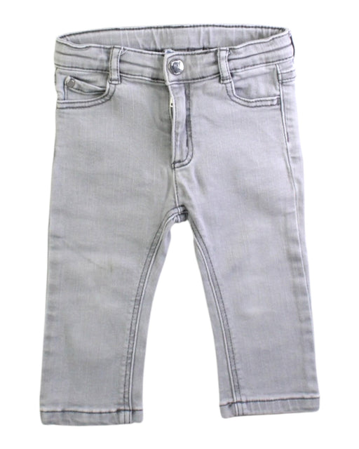 A Grey Jeans from Jacadi in size 6-12M for boy. (Front View)