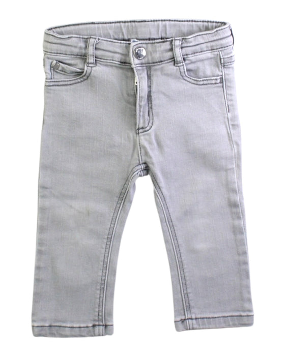 A Grey Jeans from Jacadi in size 6-12M for boy. (Front View)