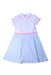 A Blue Short Sleeve Dresses from Jacadi in size 10Y for girl. (Front View)