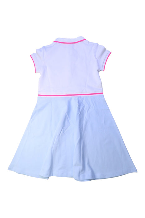 A Blue Short Sleeve Dresses from Jacadi in size 10Y for girl. (Back View)