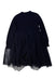 A Black Long Sleeve Dresses from Petit Bateau in size 10Y for girl. (Back View)