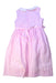 A Pink Sleeveless Dresses from Momonittu in size 12Y for girl. (Back View)