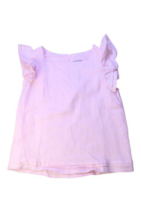 A Pink Sleeveless Tops from Jacadi in size 10Y for girl. (Front View)